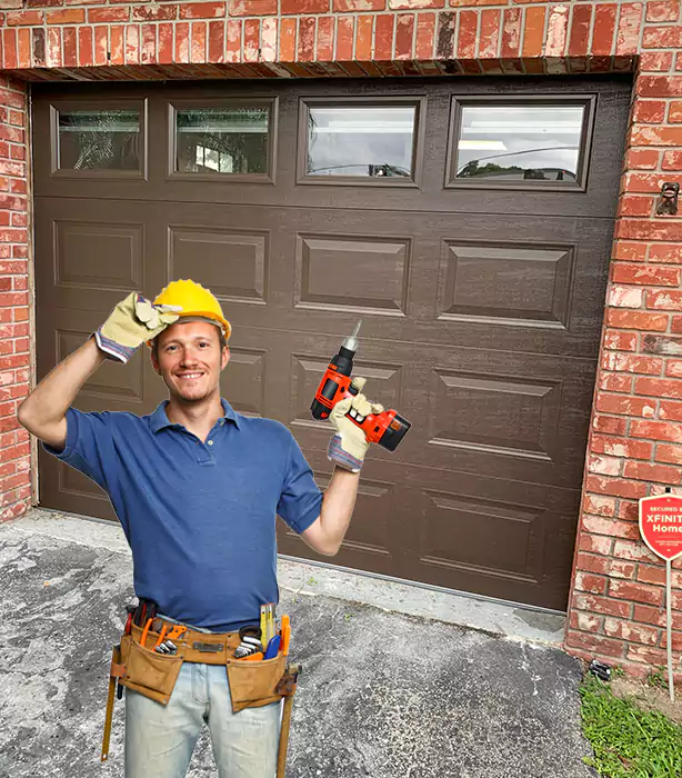Single Garage Door Replacement Lantana
