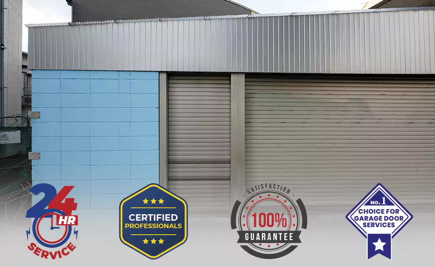Commercial Metal Roll Up Garage Doors Installation in Lantana, FL